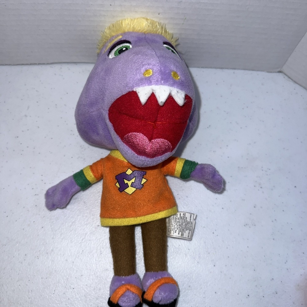 2021 Chuck E Cheese MR. MUNCH Plush Stuffed Animal Toy 11"‎ Purple